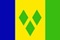 Flag of St Vincent & The Grenadines